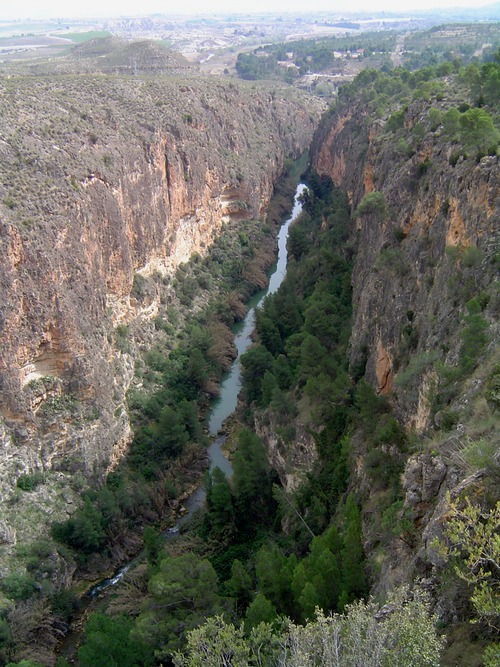 Foto del Cañón de Almadenes ubicado entre Cieza-Calasparra.