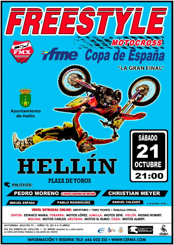 Imagen del Cartel del Freestyle del Campeonato de España en Hellín.
