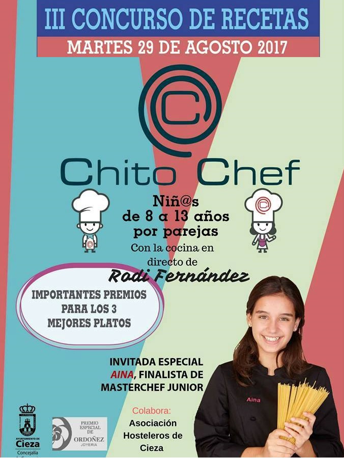 Imagen del Cartel de Aína de Master Chef Junior 2 para el concurso Chito Chef