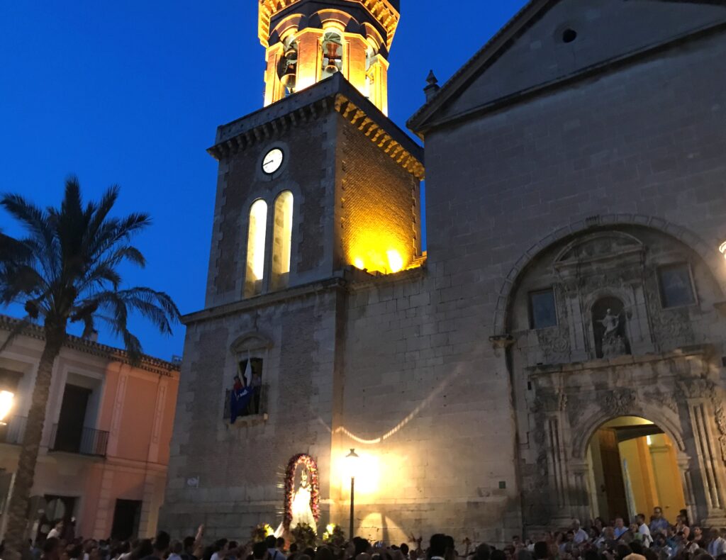 Foto de la llegada de la Virgen del Buen Suceso a la Iglesia de la Asunción de Cieza.