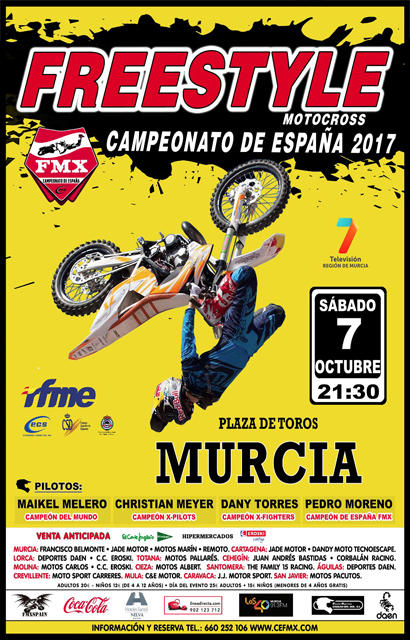 Imagen del Cartel Freestyle campeonato Murcia.