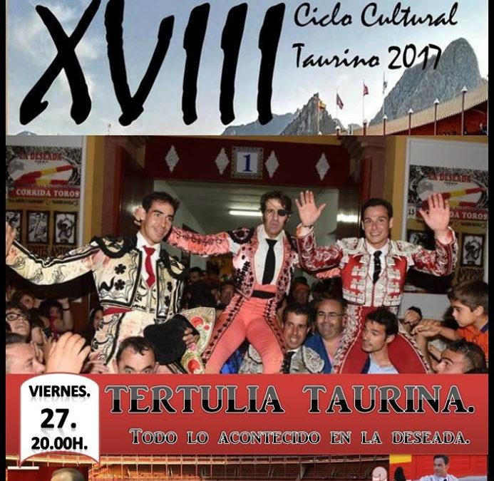 Foto del Cartel del Ciclo Cultural organizado por el Club Taurino de Cieza
