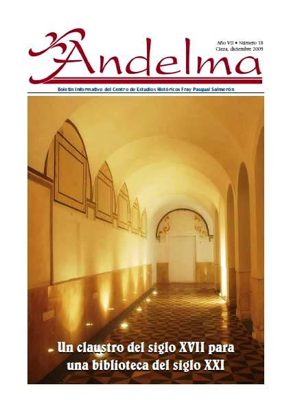 Imagen de una de las portadas de la revista la Andelma Cieza.