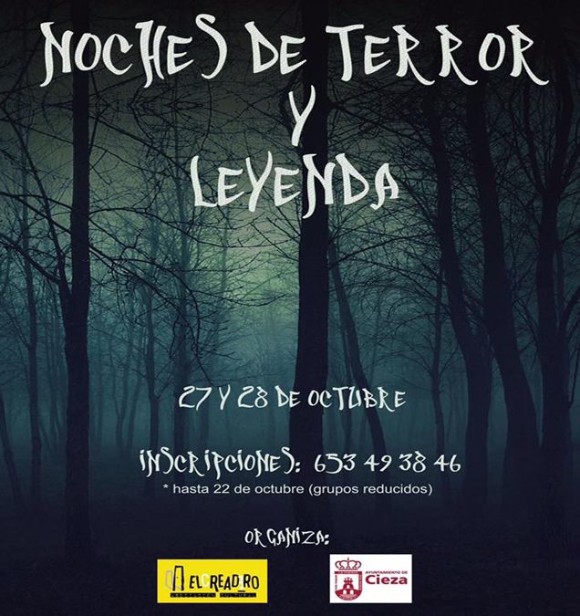 Imagen del Cartel de la Ruta Teatral Noches de terror y leyendas en Cieza.