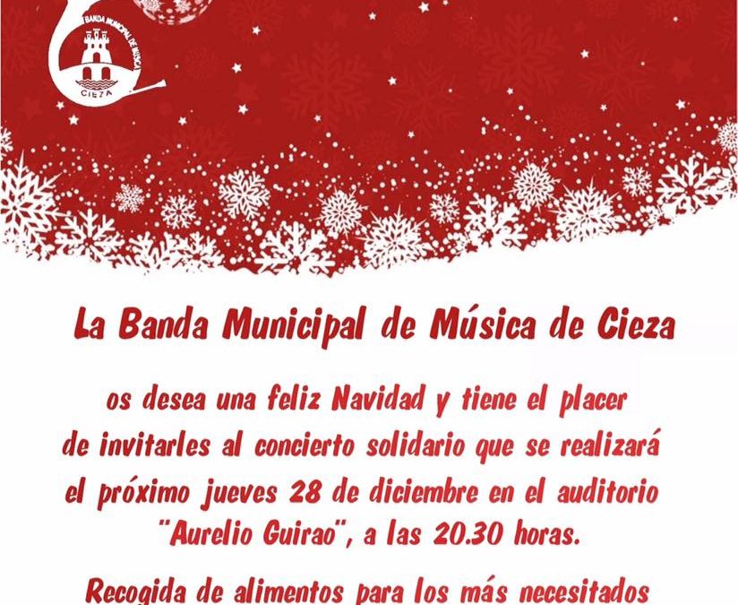 Imagen del Cartel del Concierto de Navidad de la Banda Municipal de Música de Cieza.