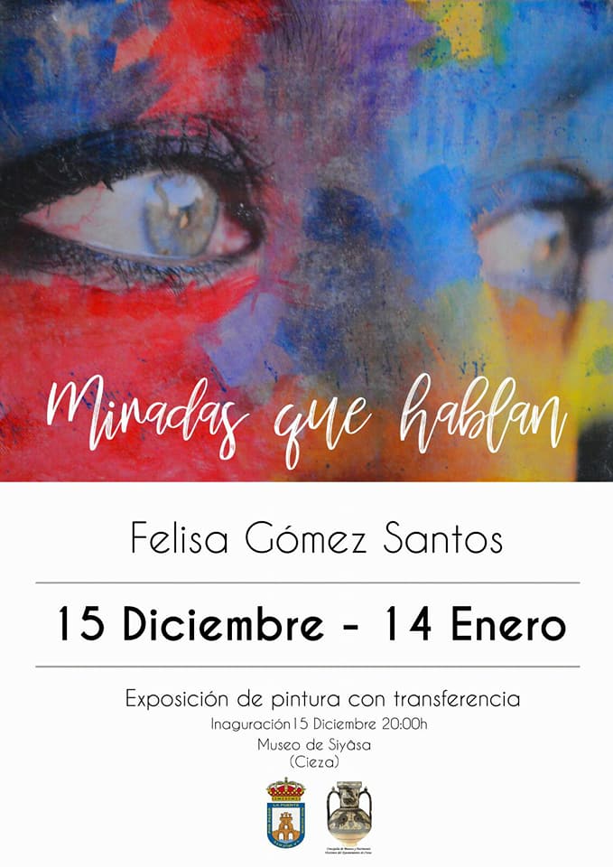 Diseño del Cartel de la exposición Miradas que Hablan de Felisa Gómez.
