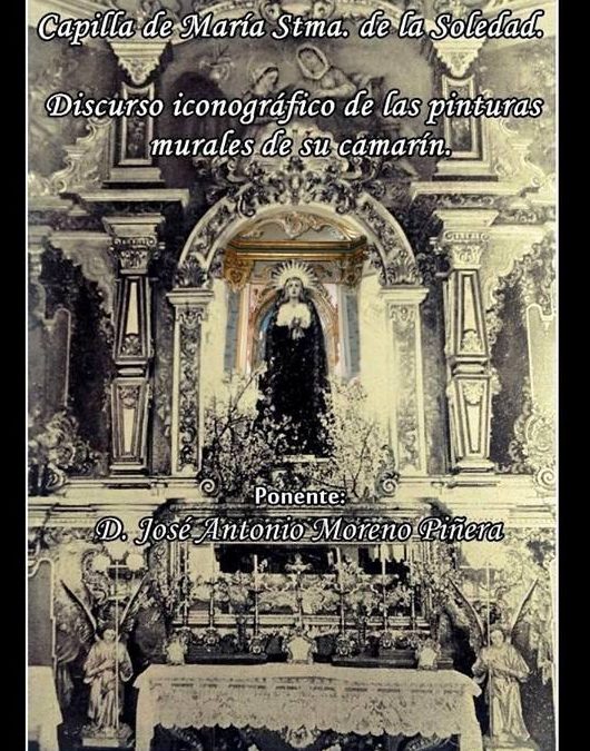Cartel de la Conferencia de la Cofradía de María Santísima de la Soledad, Cieza.
