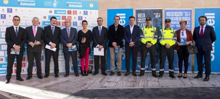 Foto de la Presentacion de la vuelta ciclista Región de Murcia.