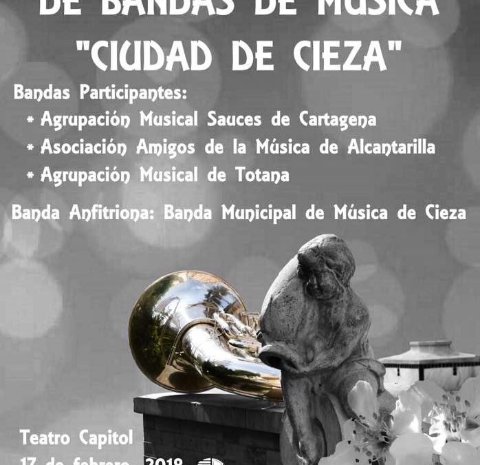 Foto del Cartel del Certamen Regional de Bandas de Música en Cieza.
