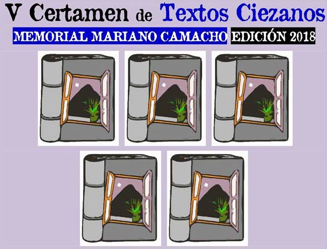 Cartel del Certamen de Textos en Cieza.