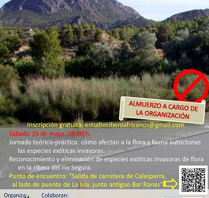 Imagen del Cartel de la actuación de voluntariado para la conservación de la flora y fauna riparia en Cieza.