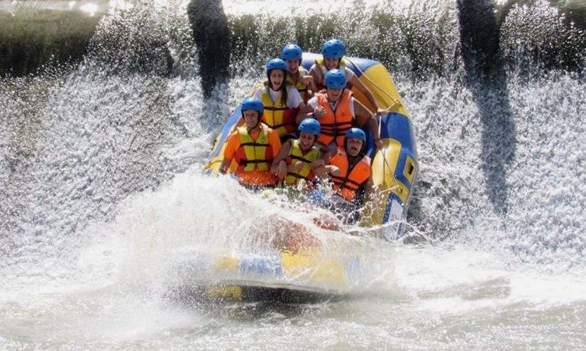 Imagen del Descenso en rafting por el río de Cieza a Blanca, presa del Jarral, Abarán.