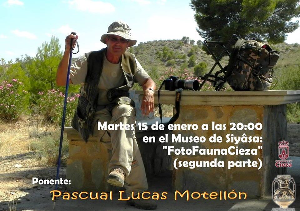 Este martes en el Siyâsa 2º parte de la conferencia ‘FotoFaunaCieza’ a cargo de Pascual Lucas Motellón