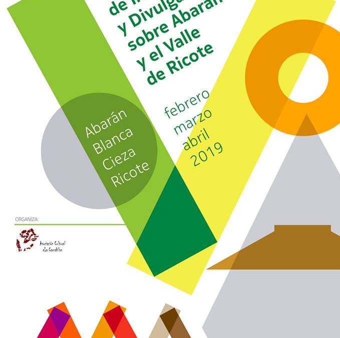 Imagen del Cartel de las V Jornadas de Investigación y Divulgación sobre Abarán y el Valle de Ricote.