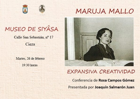 Charla de Rosa Campos en el Museo de Siyasa de Cieza.