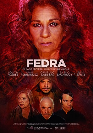 Lolita Flores en Yedra cartel del Teatro Capitol de Cieza.