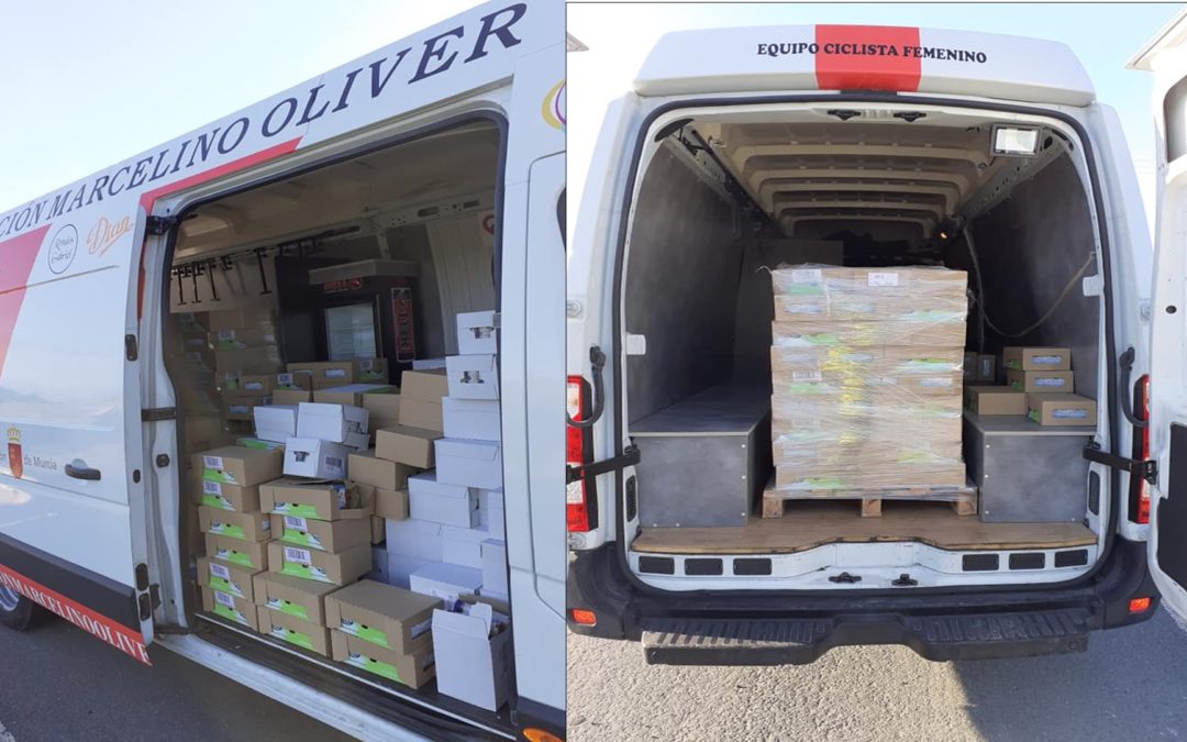 La Fundación Marcelino Oliver hace entrega de 4.000 potitos y 3.000 zumos a Cruz Roja para los niños de Cieza