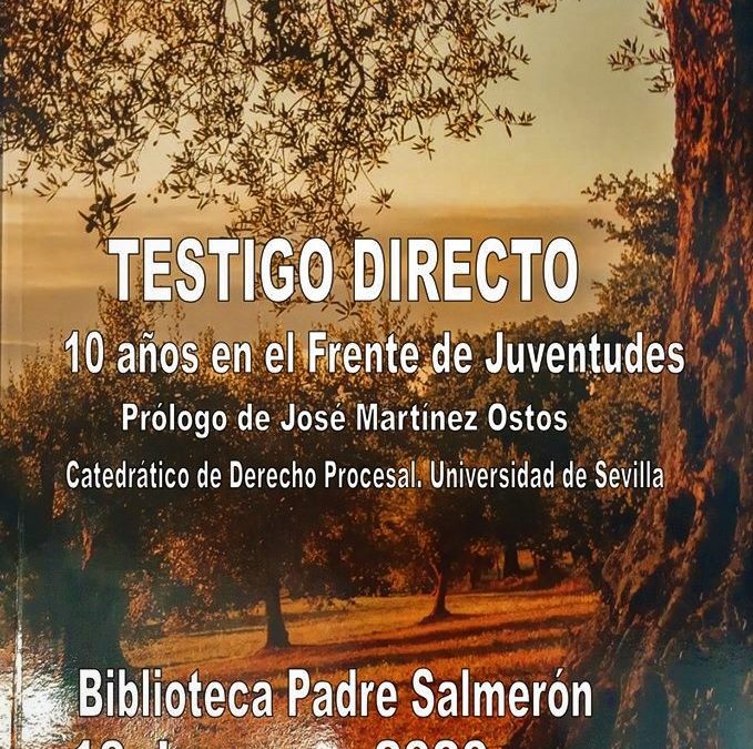 Presentación del libro ‘Testigo directo’ del ciezano Eduardo López Pascual