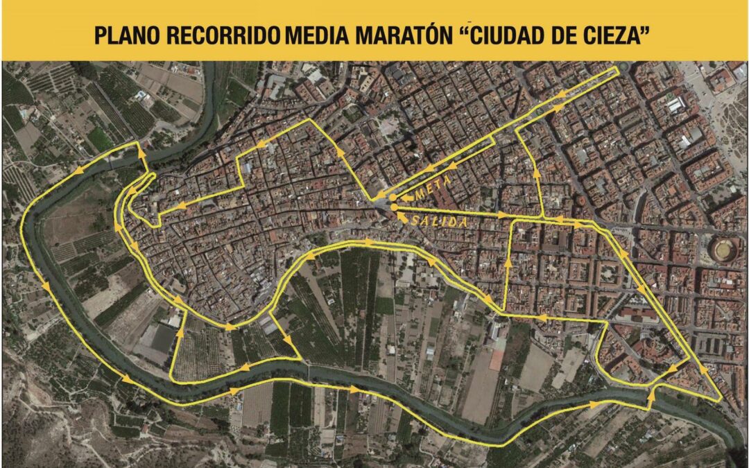 Regresa este domingo la tradicional Media Maratón Ciudad de Cieza