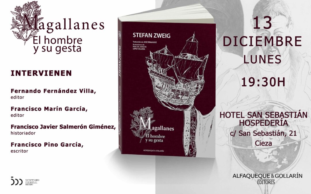 Cieza acoge la presentación del libro ‘Magallanes: el hombre y su gesta’