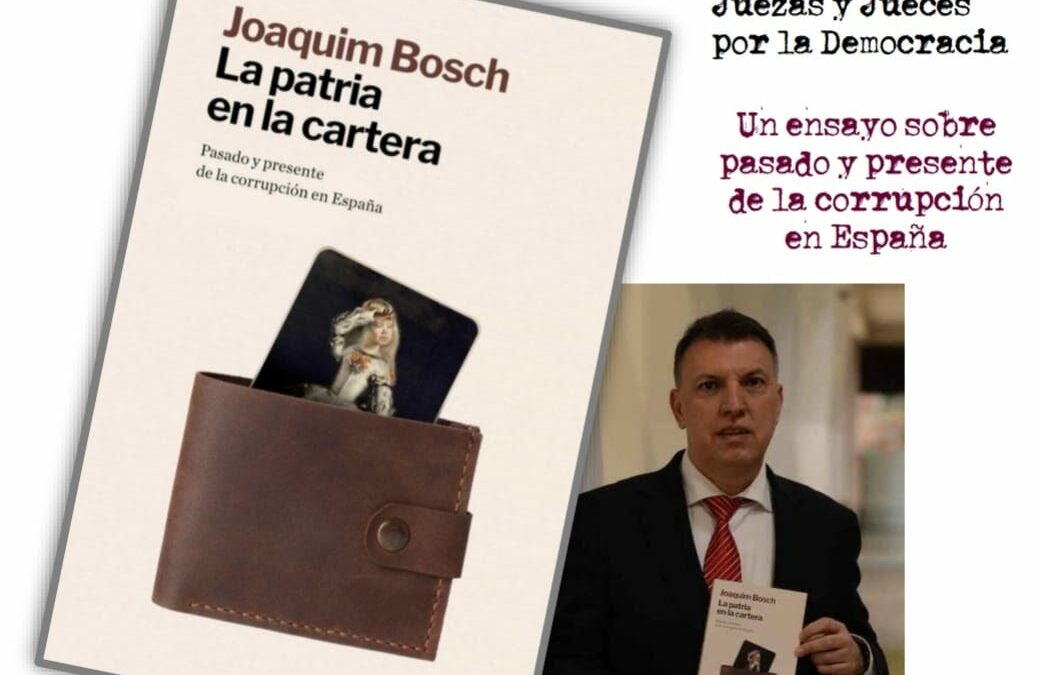 Joaquim Bosch presentará su libro ‘La patria en la cartera’