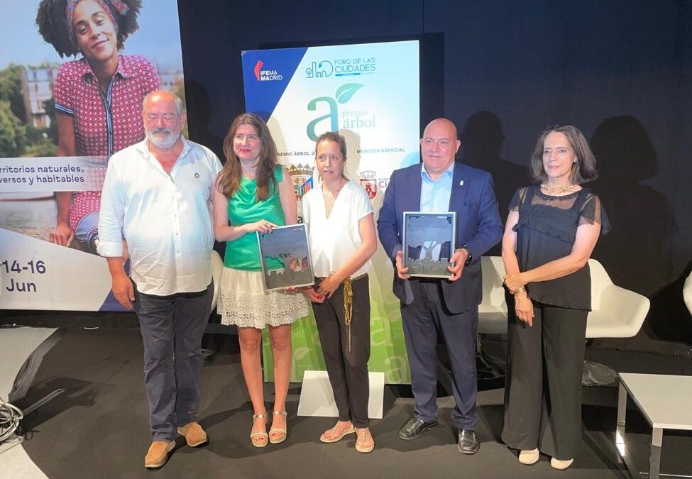 Cieza recibe una mención especial en el Premio Árbol 2022 en Madrid