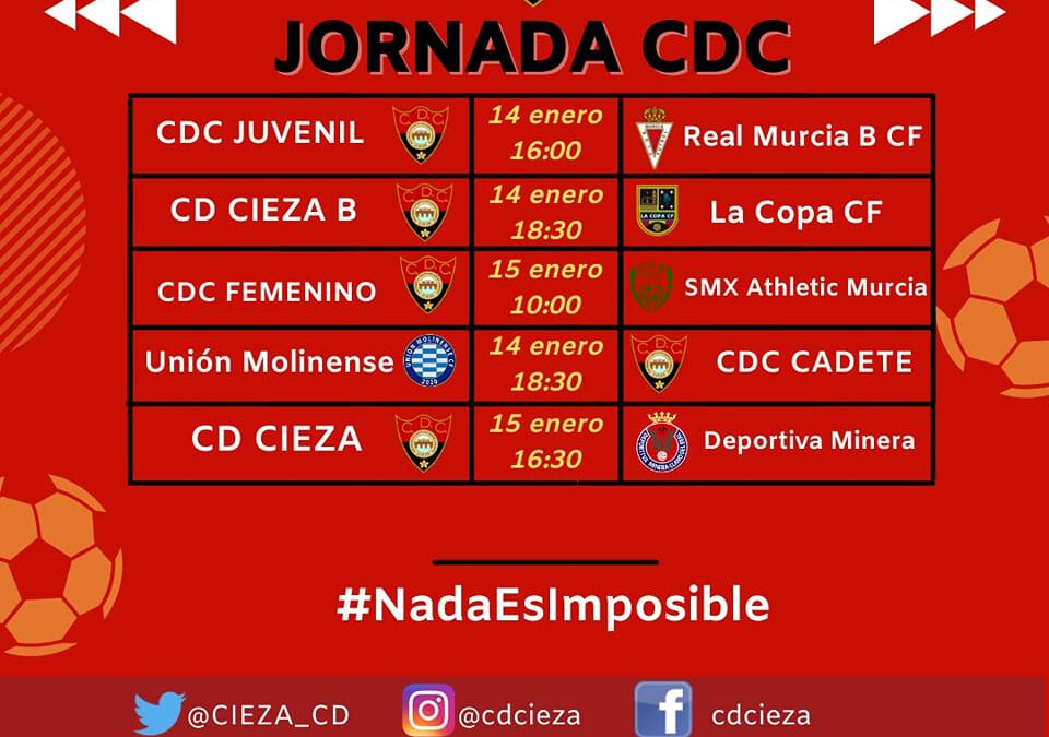 Nueva jornada para los equipos del Club Deportivo Cieza