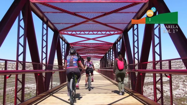 La Vía Verde del Chicharra la segunda con mayor paso de ciclistas